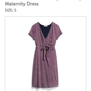 Gilli Trista Faux Wrap Maternity Dress